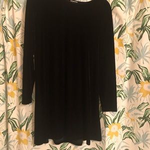 Short black velvet dress ✨